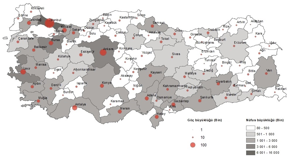 İlller arası göçte 2025 rekoru: İstanbul en çok göç alan, Ardahan en azını aldı