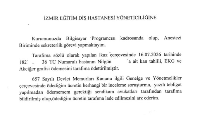 Kamu Hastanesinde Memurdan Yetkisiz Ödeme: İBAN Verilerek Yapılan İşlem Tartışma Yarattı Giriş
